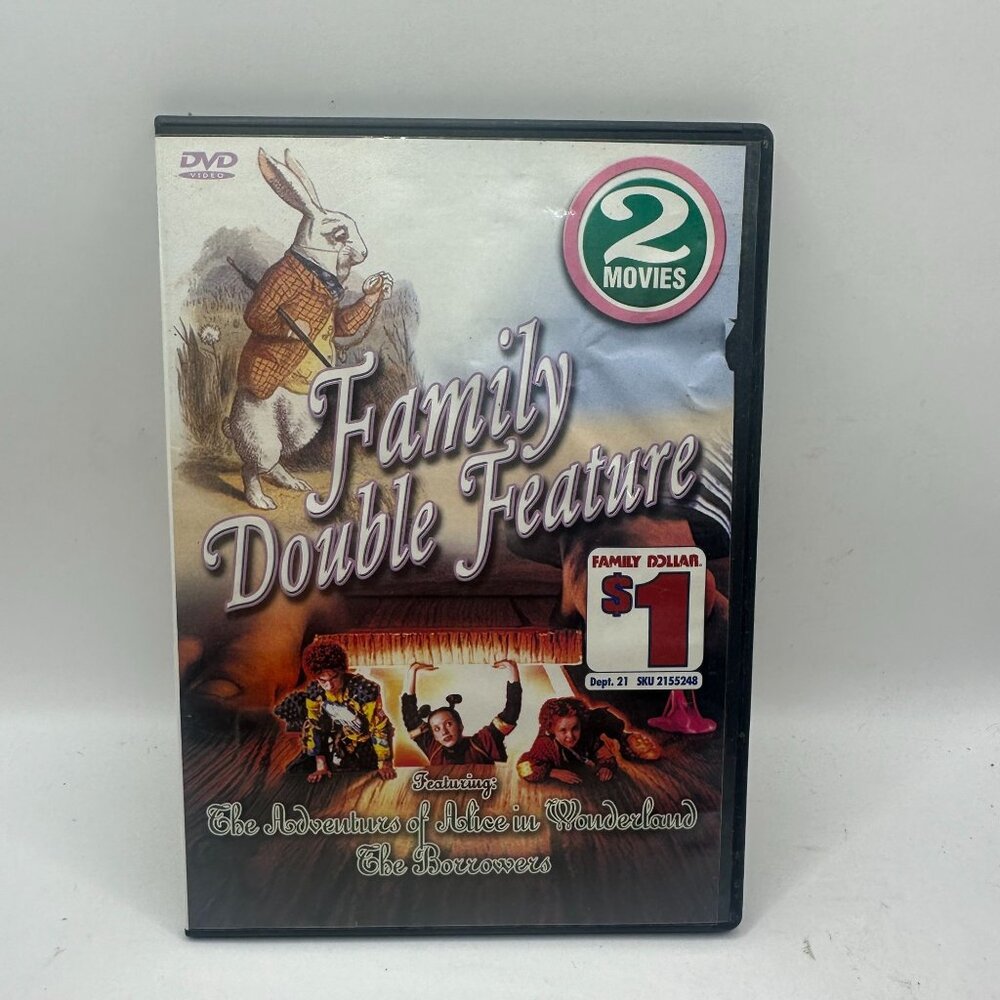 The Adventures of Alice in Wonderland / the Borrowers DVD Movie